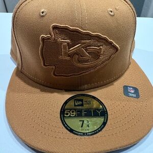 New Era Tan Kansas City Chiefs 59FIFTY Cap